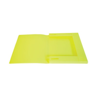 CARTELLINA A4 CON ELASTICO DORSO 1,8 FLUO